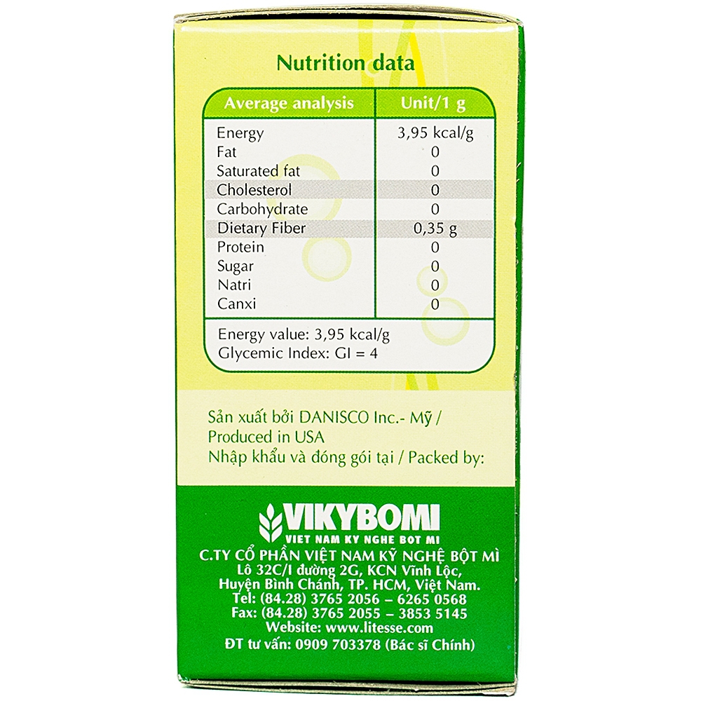 Gói Vi-tan 1 chất xơ hòa tan chống táo bón, giảm cholesterol