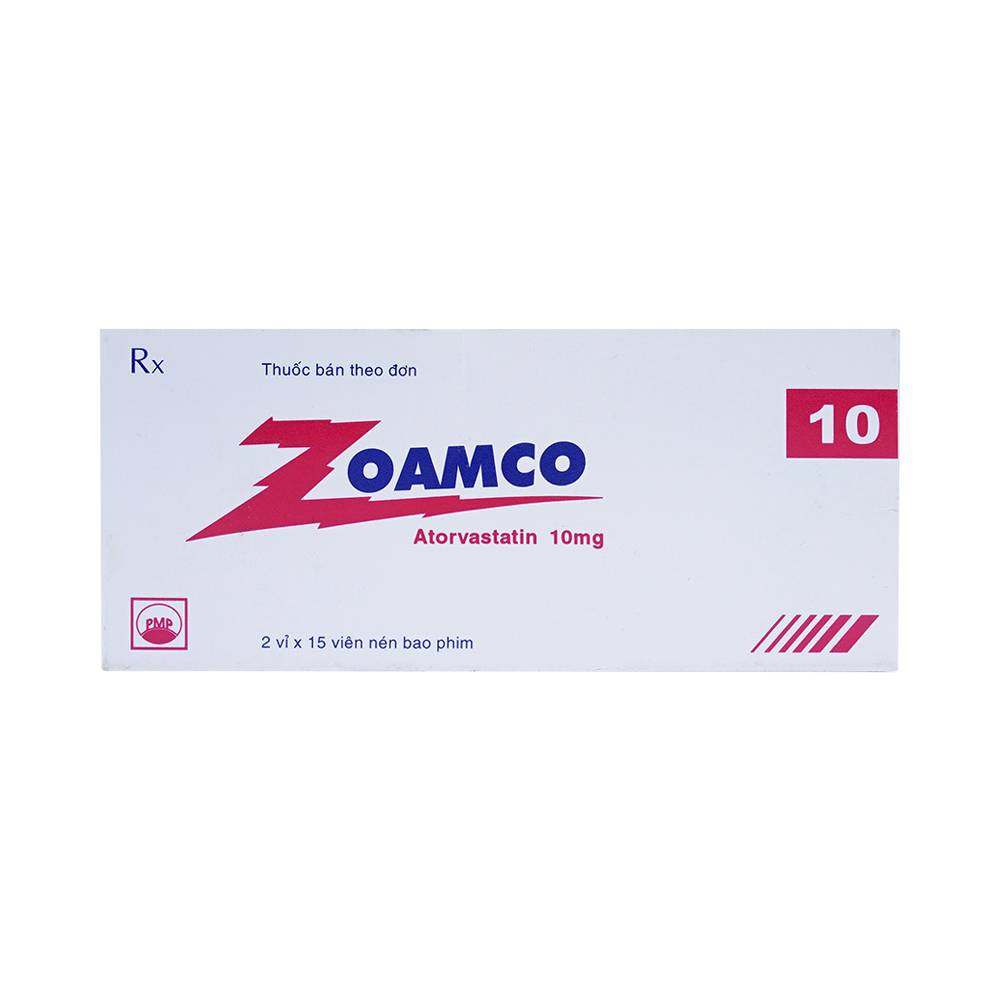 Thuốc Zoamco 10 Pymepharco điều trị rối loạn lipid máu (2 vỉ x 15 viên)