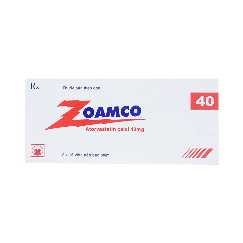 Thuốc Zoamco 40 Pymepharco điều trị rối loạn lipid máu (2 vỉ x 15 viên)