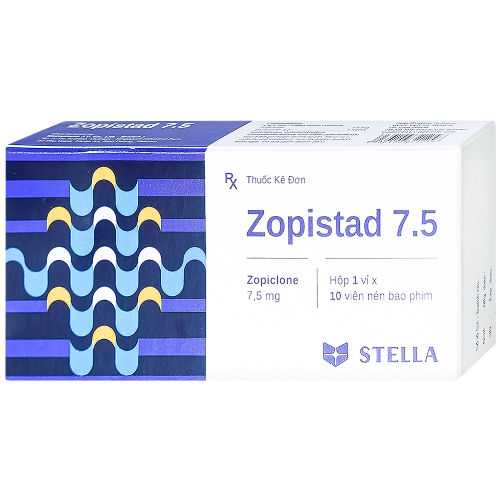 Thuốc ngủ Zopistad 7.5 được sử dụng để điều trị những chứng mất ngủ nào?

