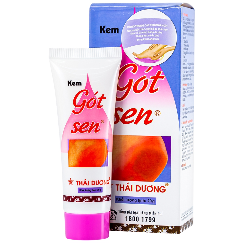 Kem Gót Sen Thái Dương giữ ẩm, dưỡng da dành cho da khô nứt nẻ (20g)