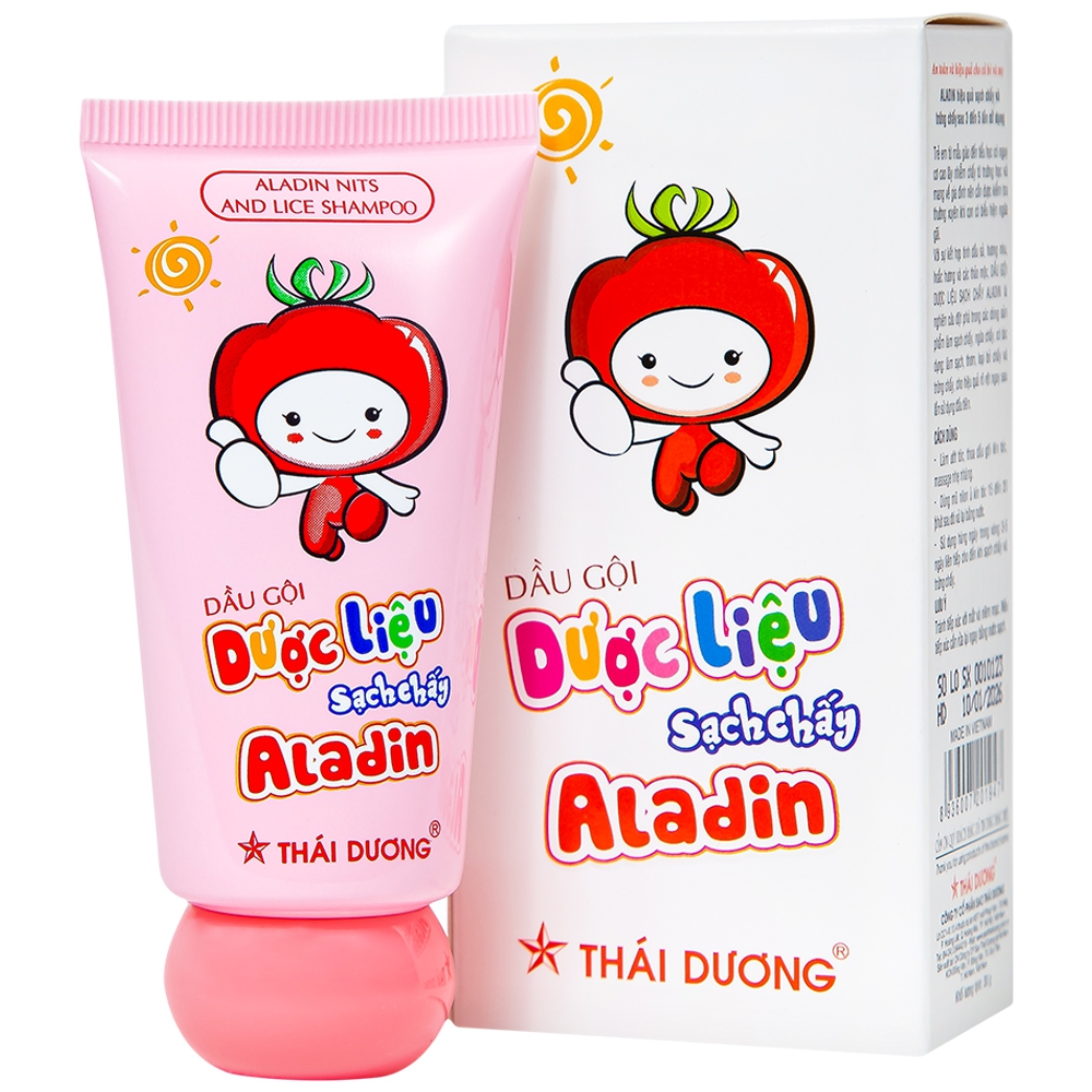 Dầu gội dược liệu sạch chấy Aladin Sao Thái Dương (30g)