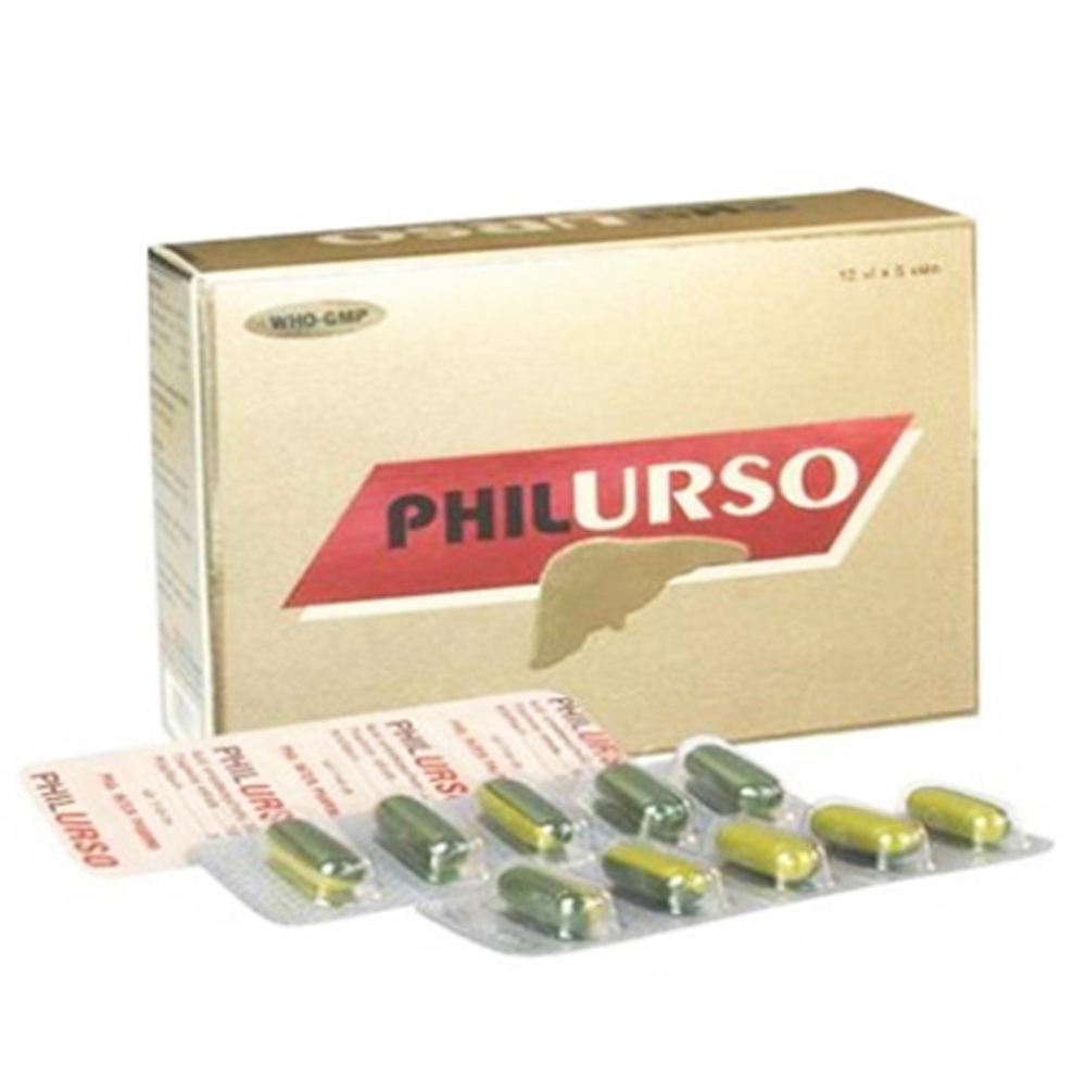 Viên nang mềm Philurso Phil Inter Pharma điều trị bệnh gan mật (12 vỉ x 5 viên)	