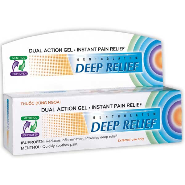 Gel Deep Relief Rohto điều trị giảm đau tại chỗ viêm xương, khớp, cột sống (30g)