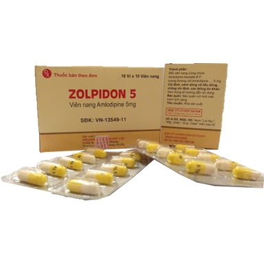 Thuốc Zolpidon 5mg Vitanova điều trị tăng huyết áp (10 vỉ x 10 viên)