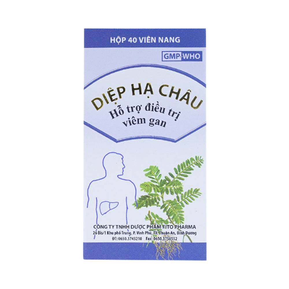 Thuốc Diệp Hạ Châu Fito hỗ trợ điều trị viêm gan (40 viên)