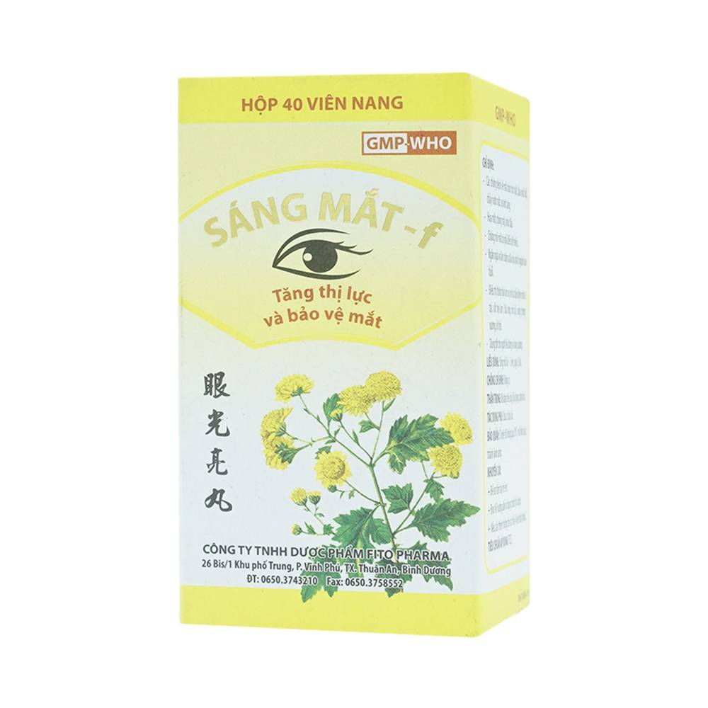 Thuốc Sáng Mắt-f Fito tăng thị lực và bảo vệ mắt (40 viên)