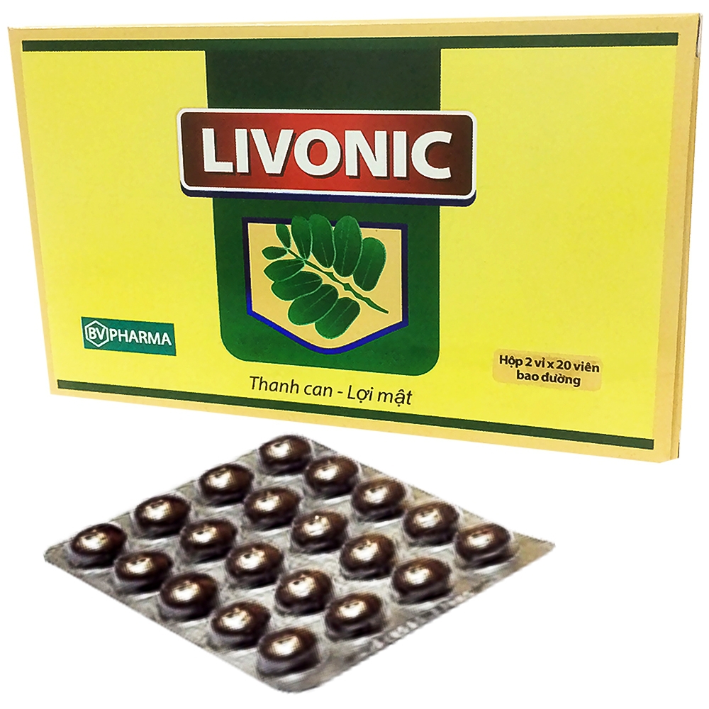 Thuốc Livonic BV Pharma điều trị viêm gan cấp, mạn tính, giải độc gan (2 vỉ x 20 viên)