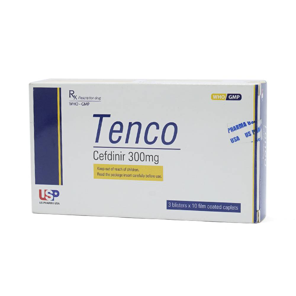 Thuốc Tenco US Pharma điều trị nhiễm khuẩn (3 vỉ x 10 viên)