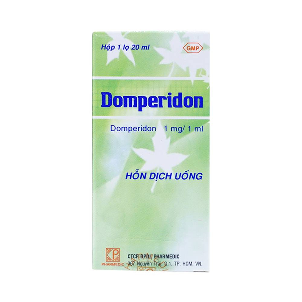 Hỗn dịch uống Domperidon Pharmedic điều trị triệu chứng nôn, buồn nôn (20ml)