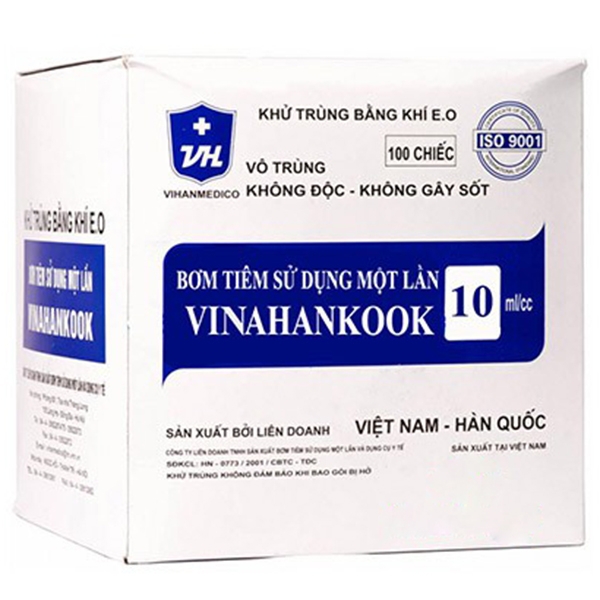 Bơm kim tiêm Vinahankook có độc không?

