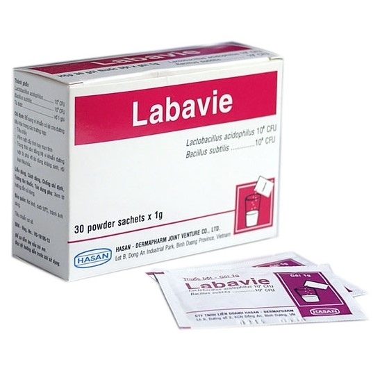 Thuốc bột uống Labavie Hasan bổ sung vi khuẩn có lợi (30 gói x 1g)