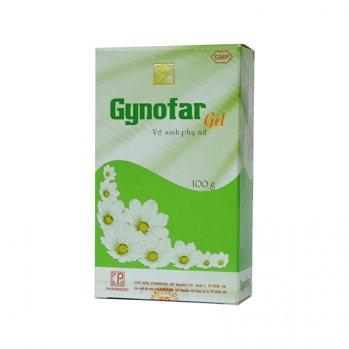 Gel vệ sinh phụ nữ Gynofar Pharmedic điều trị ngứa âm hộ, viêm âm đạo, huyết trắng (100g)