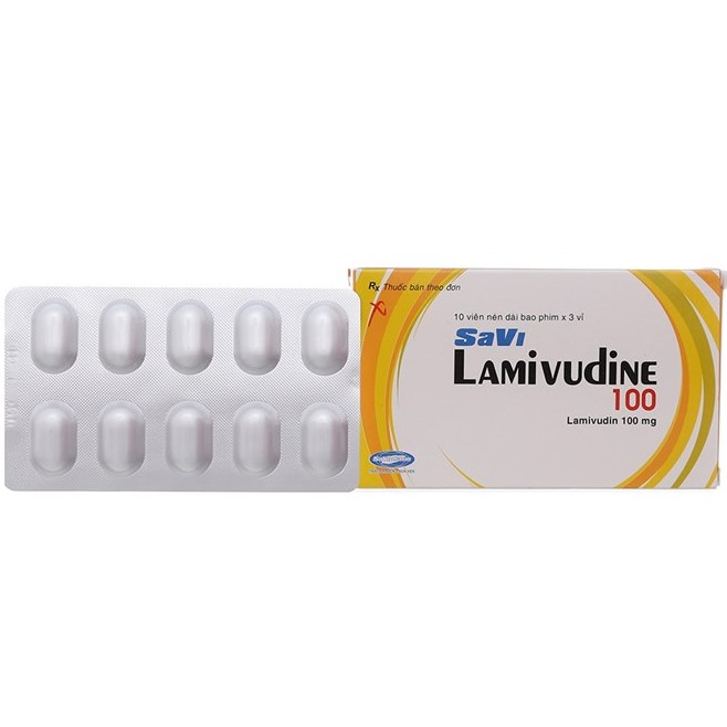 Thuốc Lamivudine 100 SaVi điều trị viêm gan (3 vỉ x 10 viên)