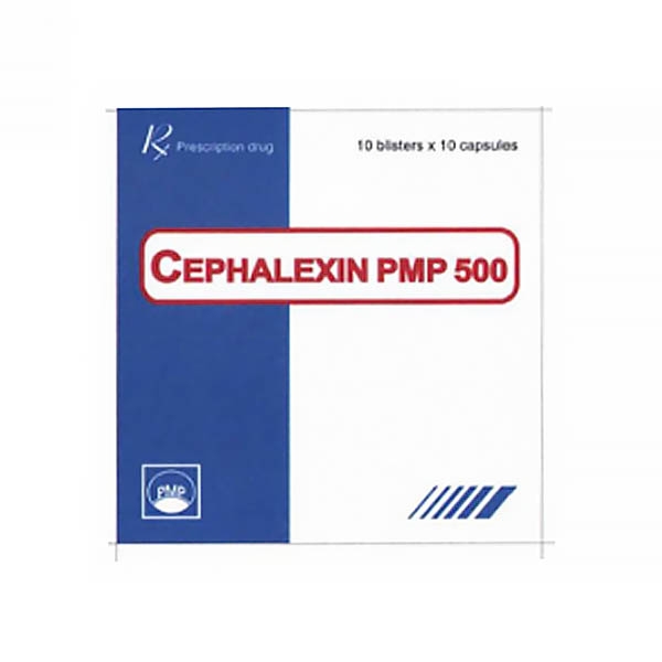 Thuốc Cephalexin PMP 500 Pymepharco điều trị nhiễm khuẩn (10 vỉ x 10 viên)