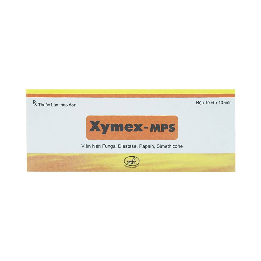 Thuốc Xymex-MPS Medley Pharma giảm đầy hơi và khó chịu vùng bụng (10 vỉ x 10 viên)