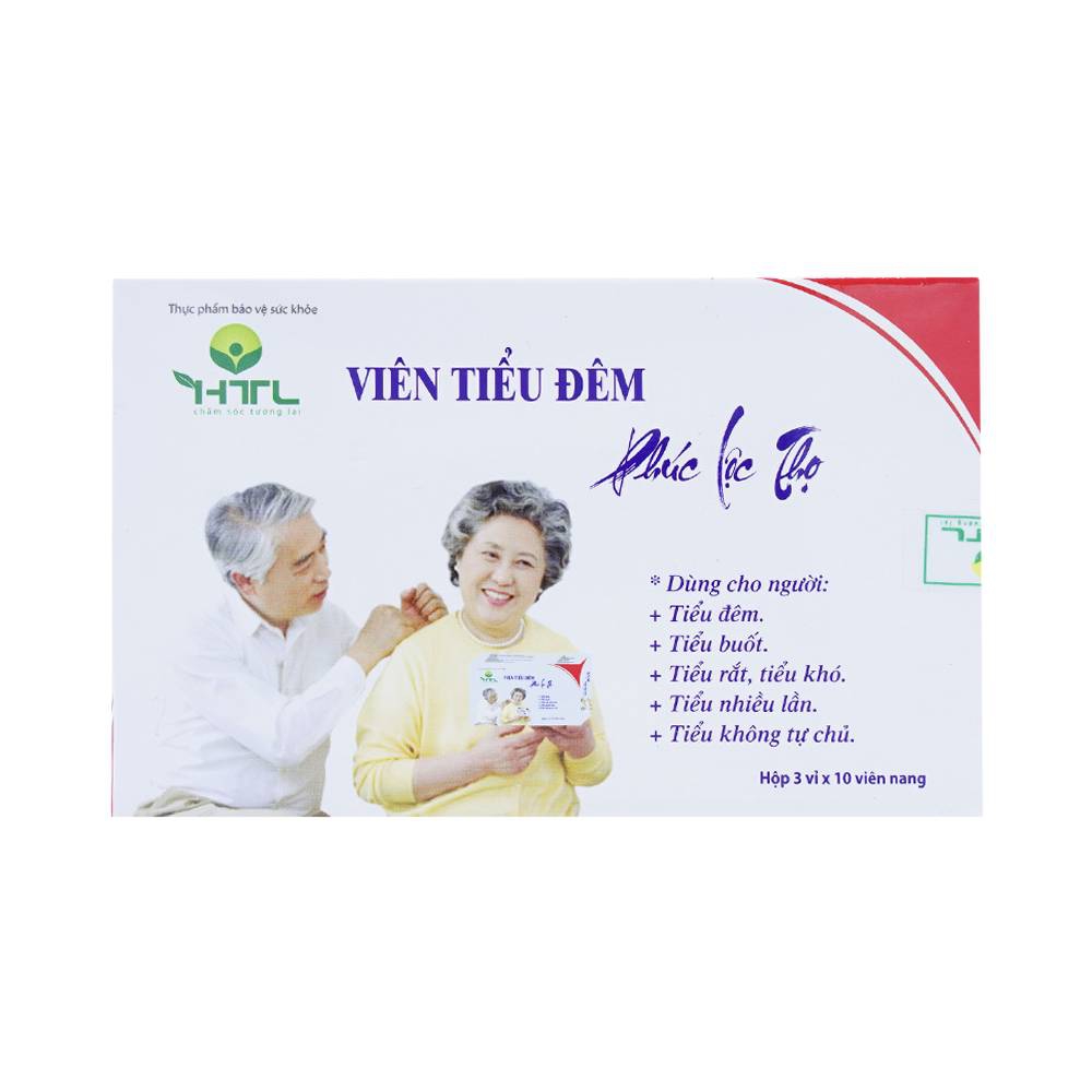 Viên tiểu đêm Phúc Lộc Thọ bổ thận, ấm bàng quang (3 vỉ x 10 viên)