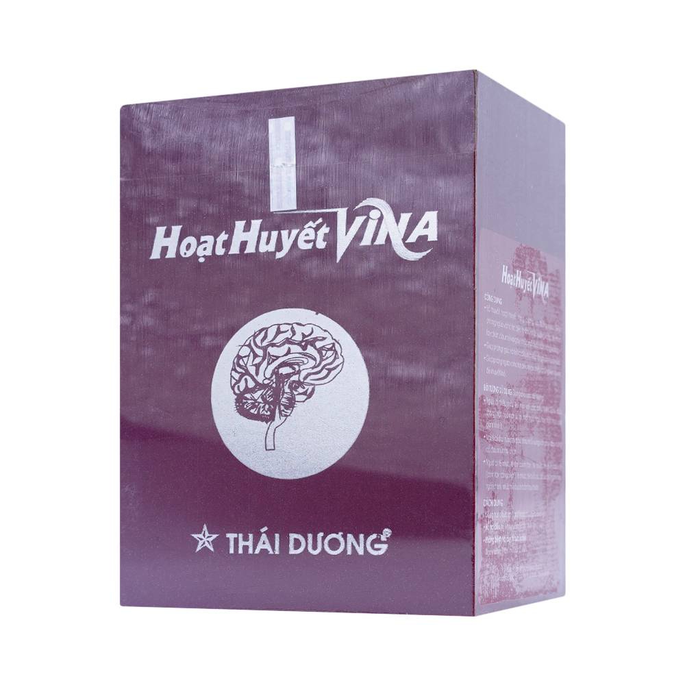 Viên uống Hoạt Huyết Vina Thái Dương giúp bổ huyết, hoạt huyết tăng cường lưu thông máu (5 vỉ x 6 viên)