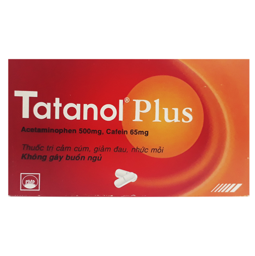 Thuốc Tatanol Plus điều trị cảm cúm, giảm đau, nhức mỏi (10 vỉ x 10 viên)