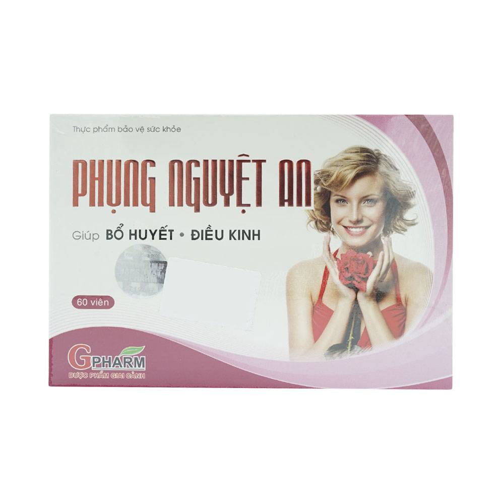 Viên uống Phụng Nguyệt An Gpharm giúp bổ huyết, điều kinh (60 viên)