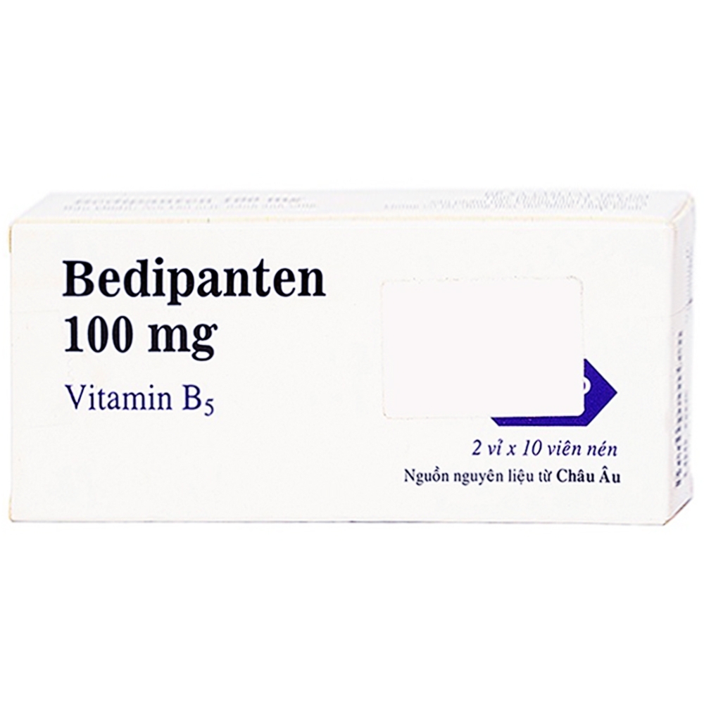 Vitamin B5 có vai trò gì trong Bedipanten?
