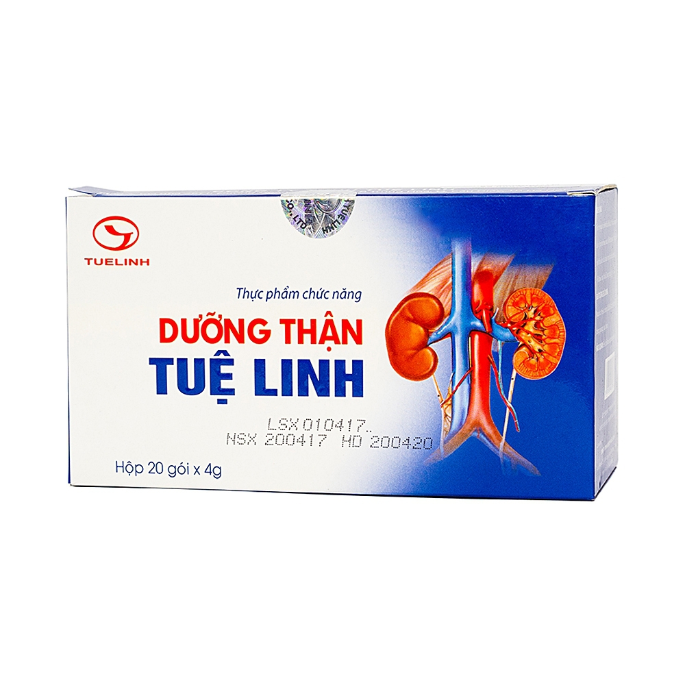 Dưỡng Thận Tuệ Linh lợi niệu, giải độc, đào thải độc tố (20 gói x 4g)