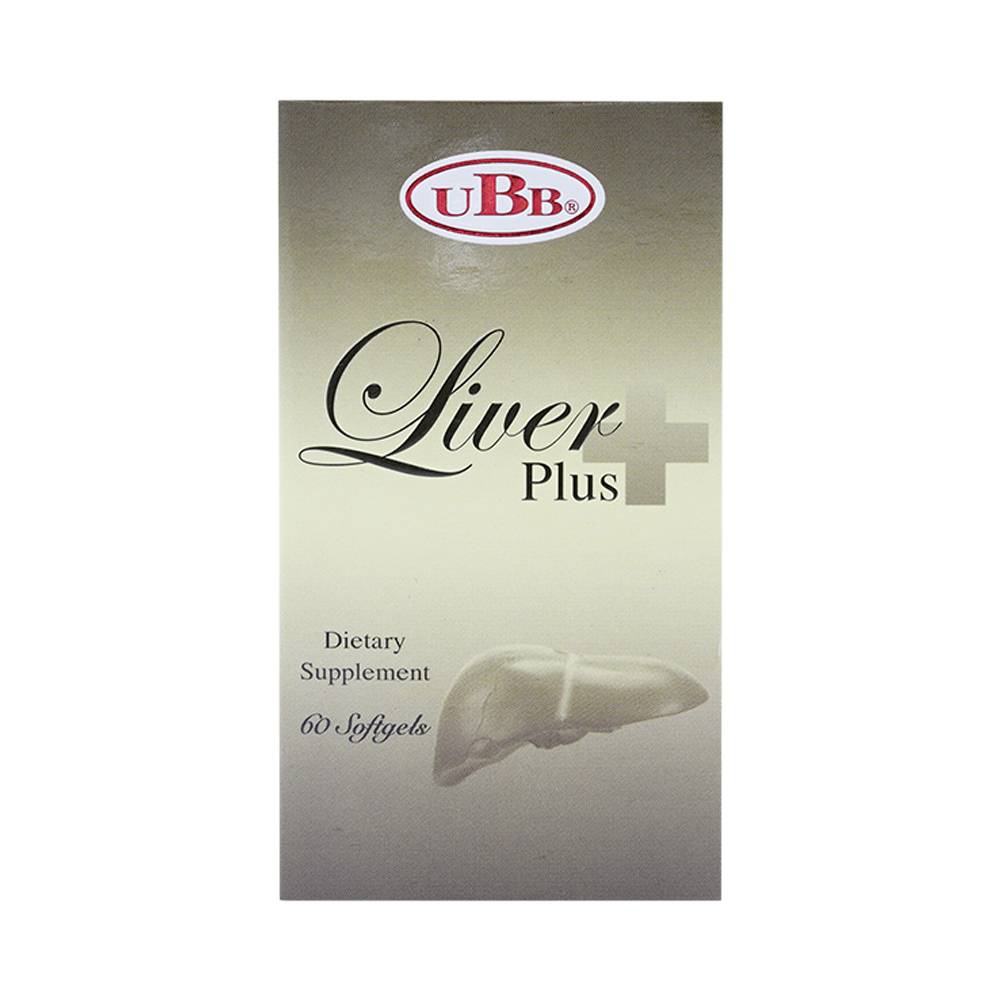 Viên uống Liver Plus UBB tăng cường chức năng gan, bảo vệ tế bào gan (60 viên) 