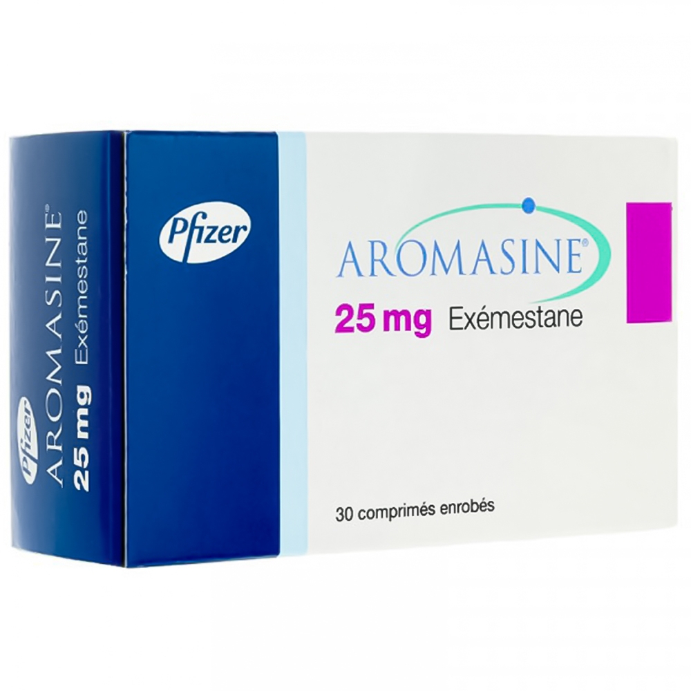 Thuốc Aromasin 25mg Pfizer hỗ trợ điều trị ung thư ở phụ nữ sau mãn kinh (2 vỉ x 15 viên)