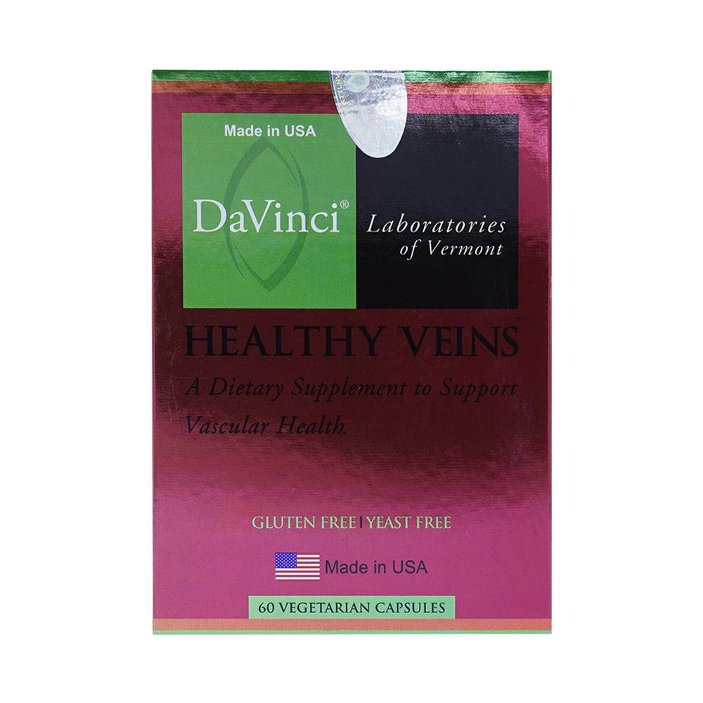 Viên uống Healthy Veins DaVinci hỗ trợ bảo vệ thành mạch (60 viên)