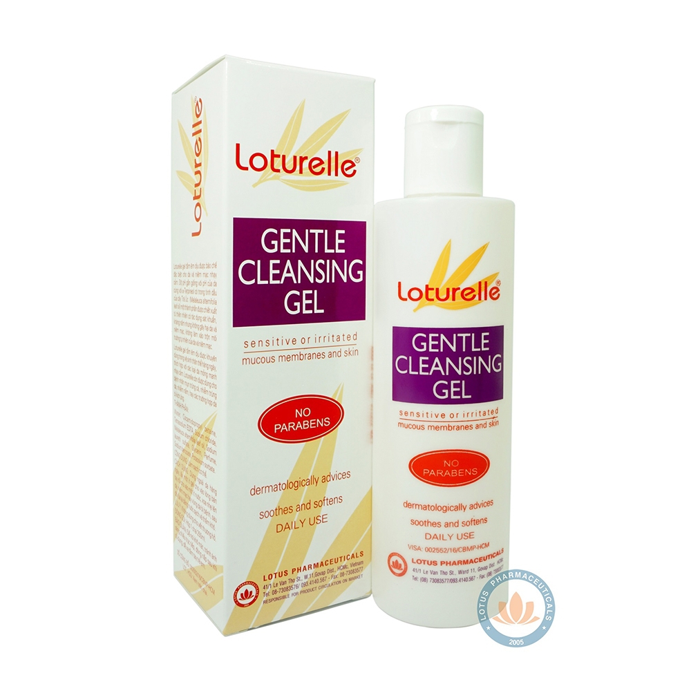 Sữa tắm Loturelle Gentle Cleansing Gel hỗ trợ kháng khuẩn, kháng nấm (250ml)