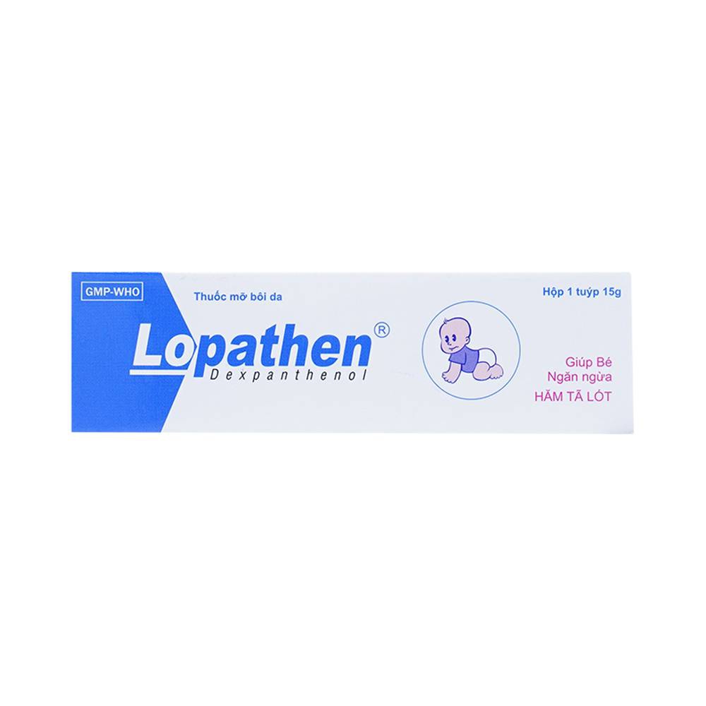 Thuốc mỡ bôi da Lopathen ngăn ngừa hăm tã cho bé (15g)