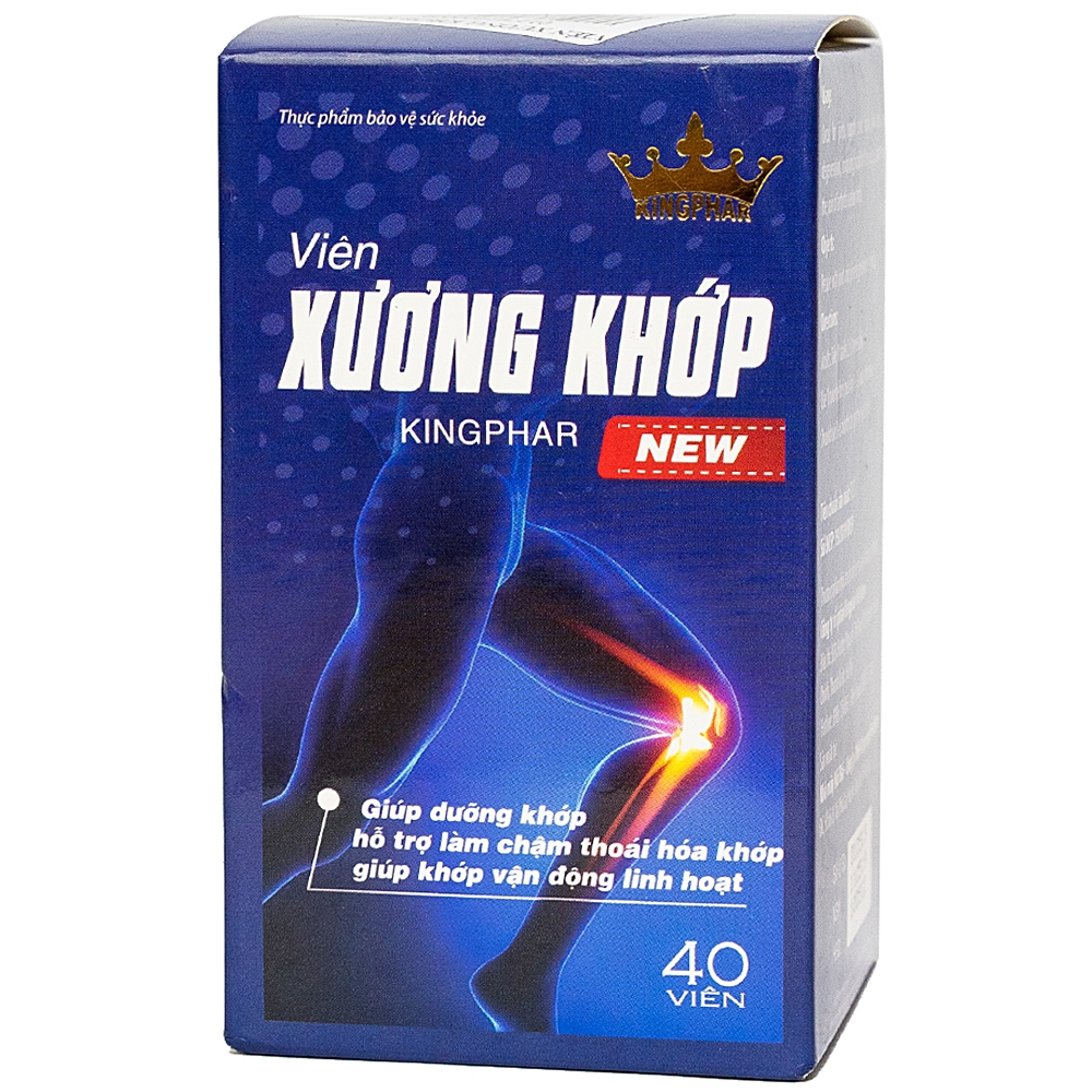 Viên Xương Khớp Kingphar  giúp dưỡng khớp, hỗ trợ làm chậm thoái hóa khớp (40 viên) 