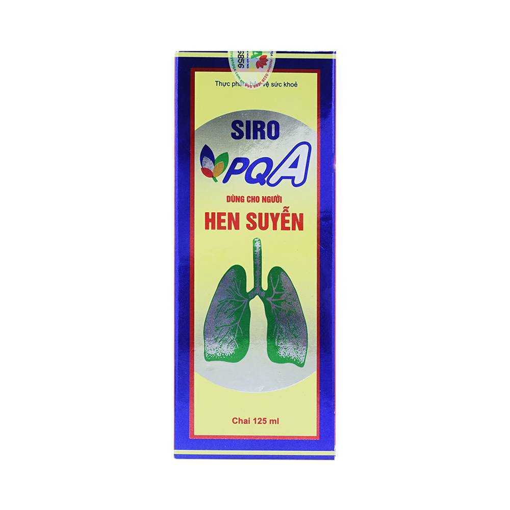 Siro PQA được sản xuất từ các dược liệu thành phần nào?
