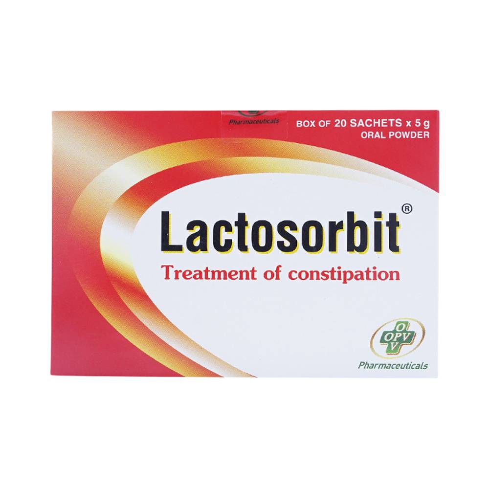 Thuốc bột uống Lactosorbit OPV điều trị triệu chứng táo bón (20 gói x 5g)
