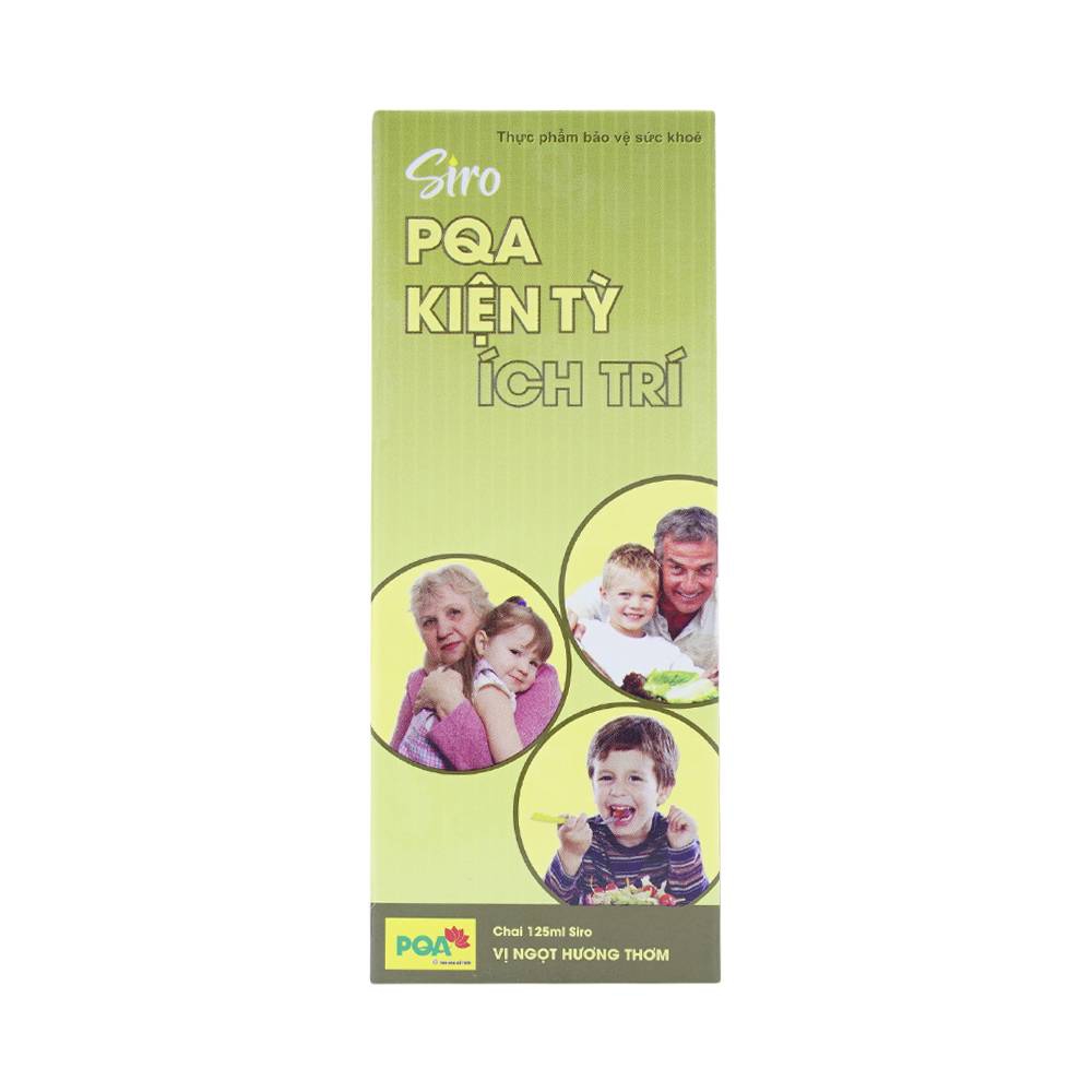 Siro PQA Kiện Tỳ Ích Trí hỗ trợ kích thích tiêu hóa, giúp trẻ hay ăn chóng lớn (125ml)
