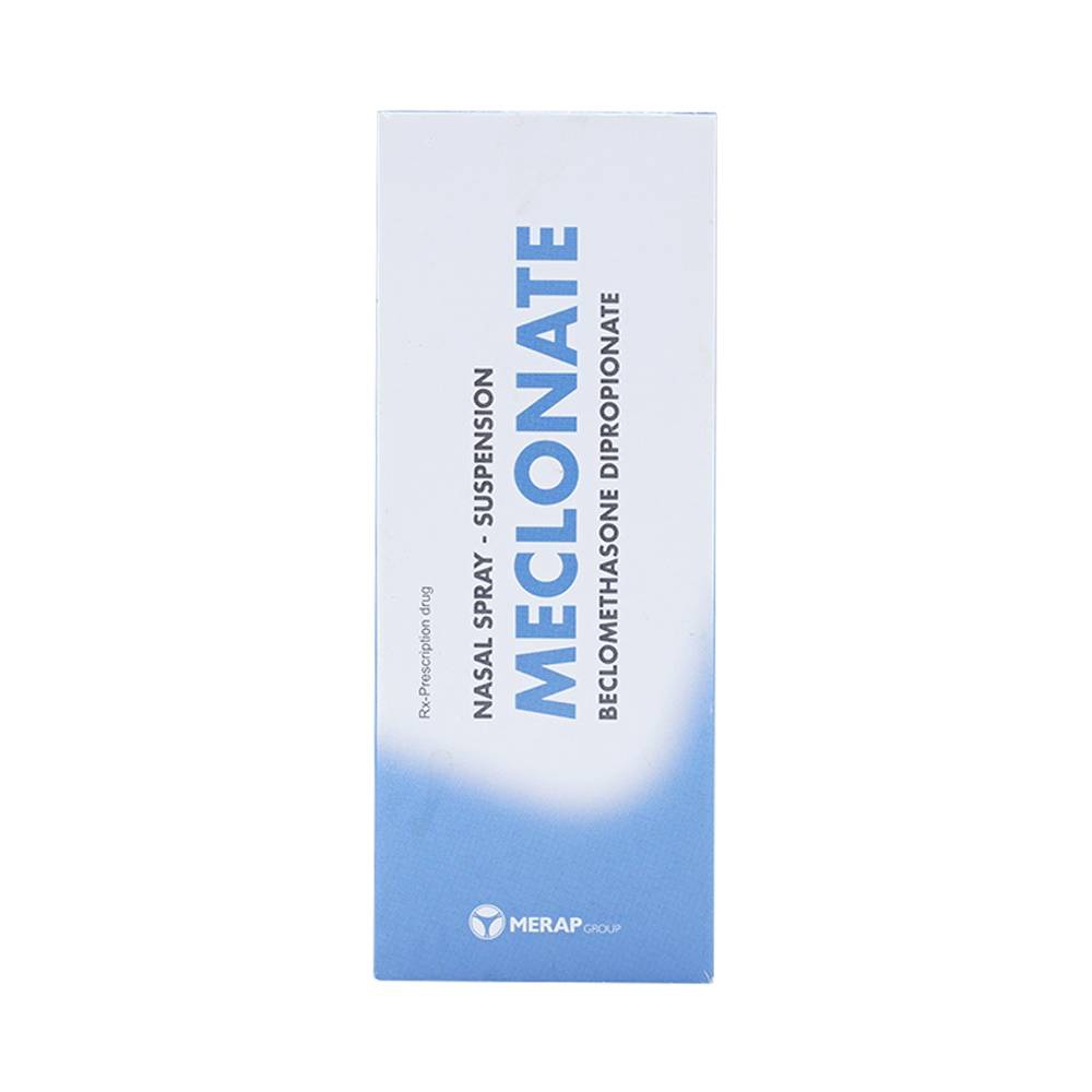 Thuốc xịt mũi Meclonate Merap phòng và điều trị viêm mũi dị ứng (150 liều)