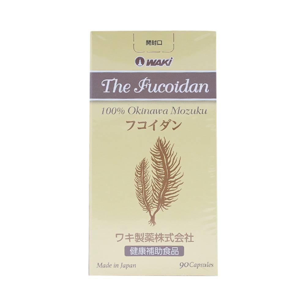 Viên uống The Fucoidan Waki giúp tăng cường, hỗ trợ nâng cao miễn dịch cho cơ thể (90 viên)