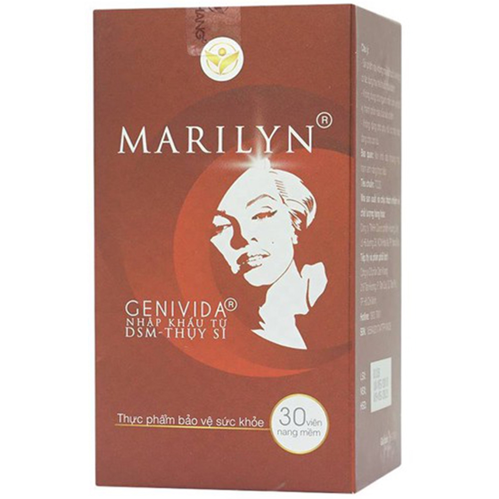 Viên uống Marilyn Genivida giúp cải thiện sinh lý nữ, làm chậm quá trình mãn kinh (30 viên)