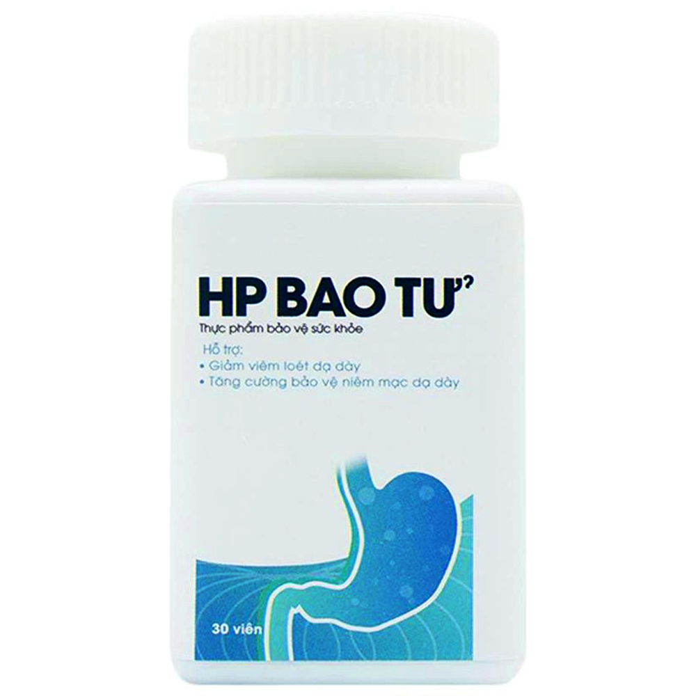 Viên uống HP Bao Tử Decotra hỗ trợ giảm viêm loét dạ dày (30 viên)