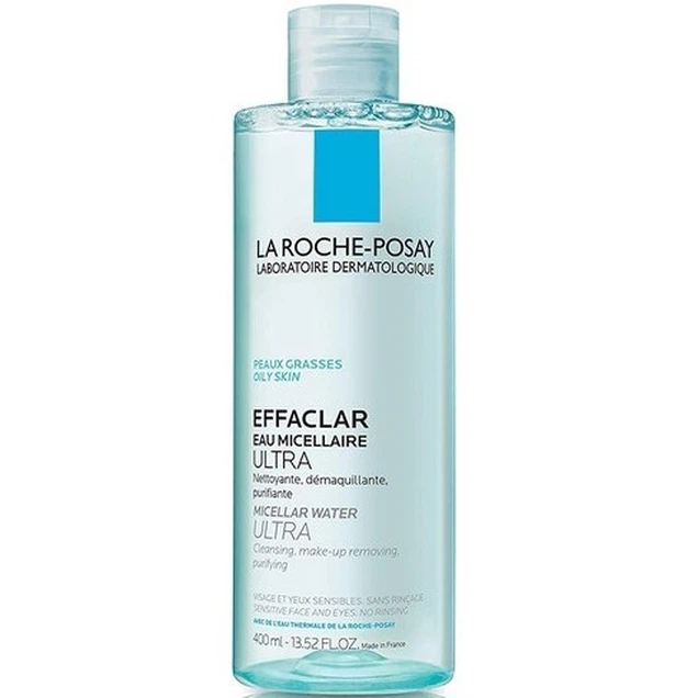 Nước tẩy trang La Roche-Posay Effaclar Micellar Water Ultra Oily Skin cho da dầu (400ml)