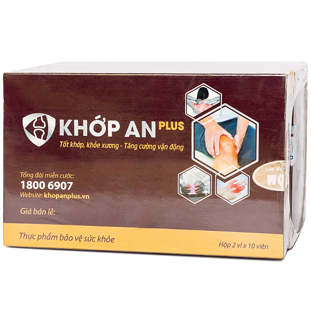 Viên uống Khớp An Plus Nanofrance hoạt huyết, giảm đau nhức xương khớp (2 vỉ x 10 viên)