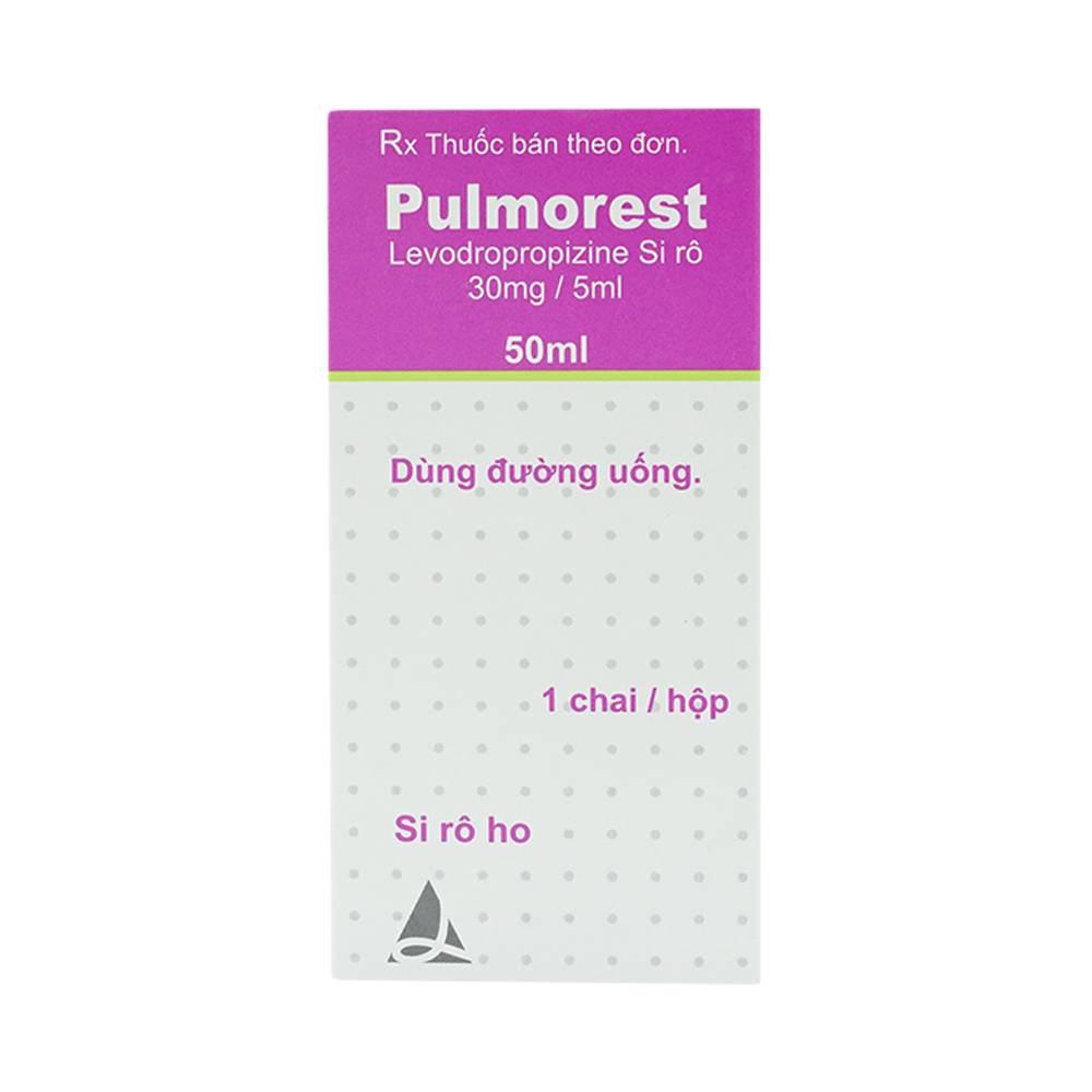 Siro Pulmorest Santa điều trị triệu chứng kích thích ho, ho khan (50ml)