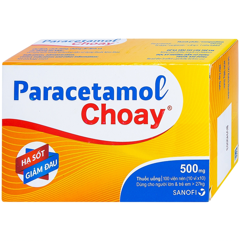 Paracetamol Choay có tác dụng làm giảm sốt không?
