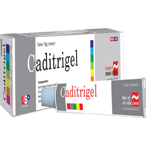 Kem Caditrigel USP điều trị vẩy nến, chàm (10g)