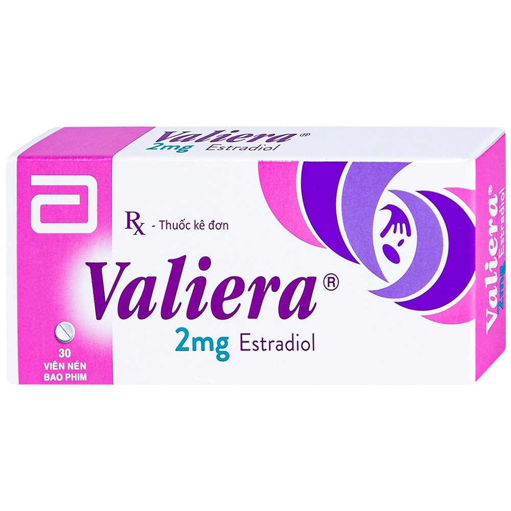 Thuốc Valiera 2mg Abbott điều trị chứng rối loạn vận mạch (1 vỉ x 30 viên)