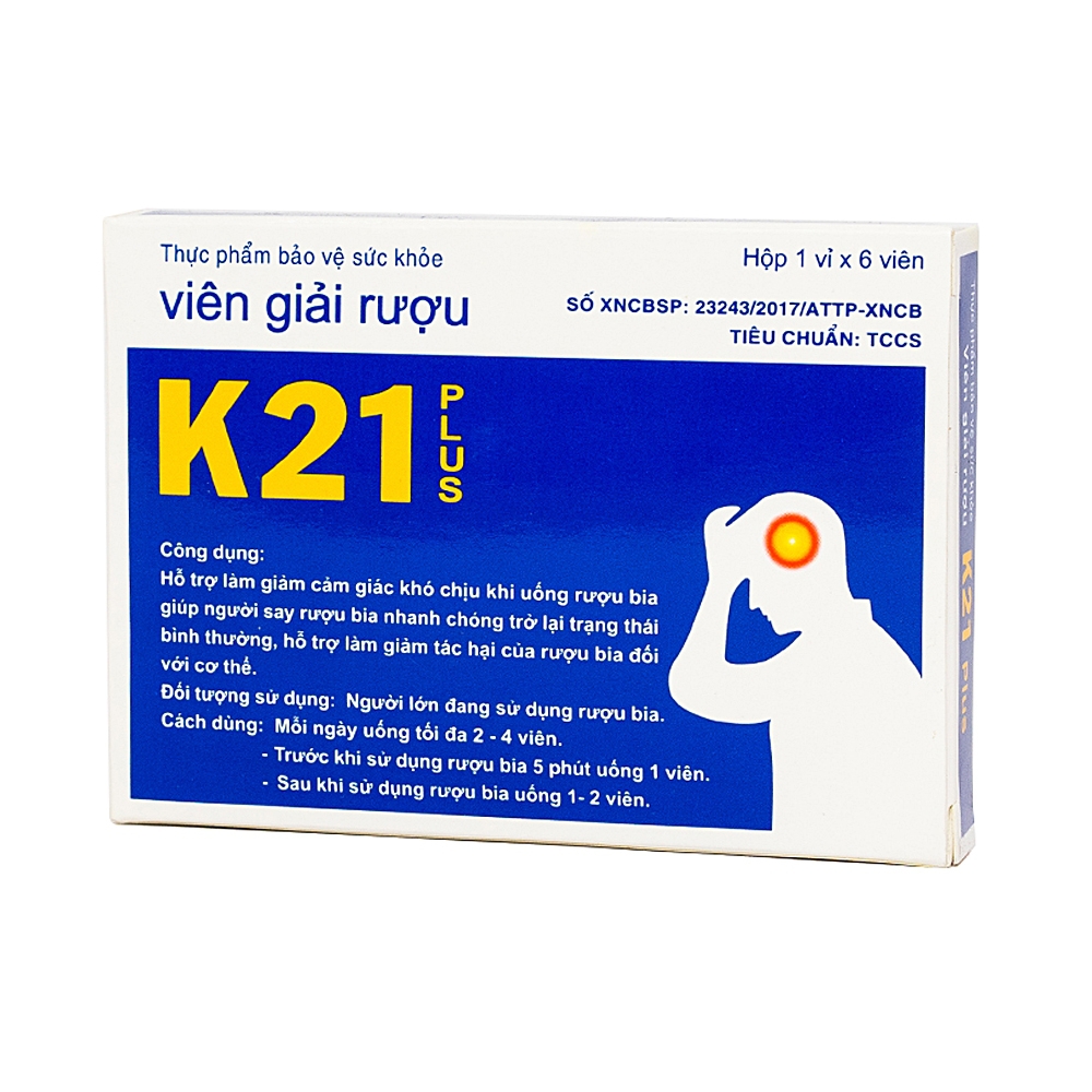 Thuốc giải rượu K21 - Bí quyết giúp bạn tỉnh táo và bảo vệ sức khỏe sau mỗi bữa tiệc