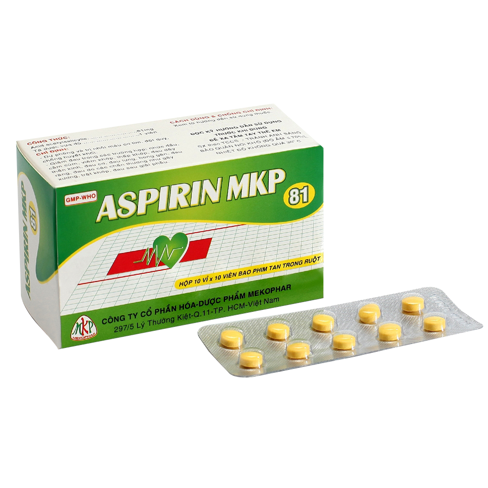 Thuốc Aspirin MKP 81mg: Công dụng, Cách dùng, và Những Lưu ý Quan trọng