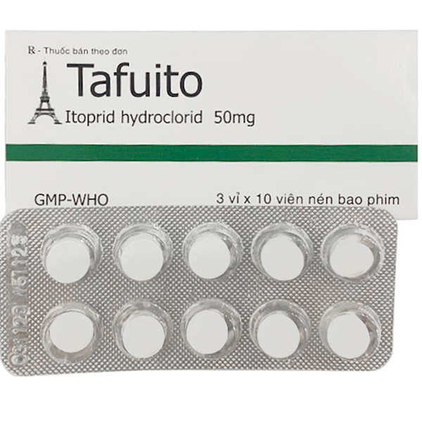 Thuốc Tafuito Tipharco điều trị bệnh lý về dạ dày (3 vỉ x 10 viên)