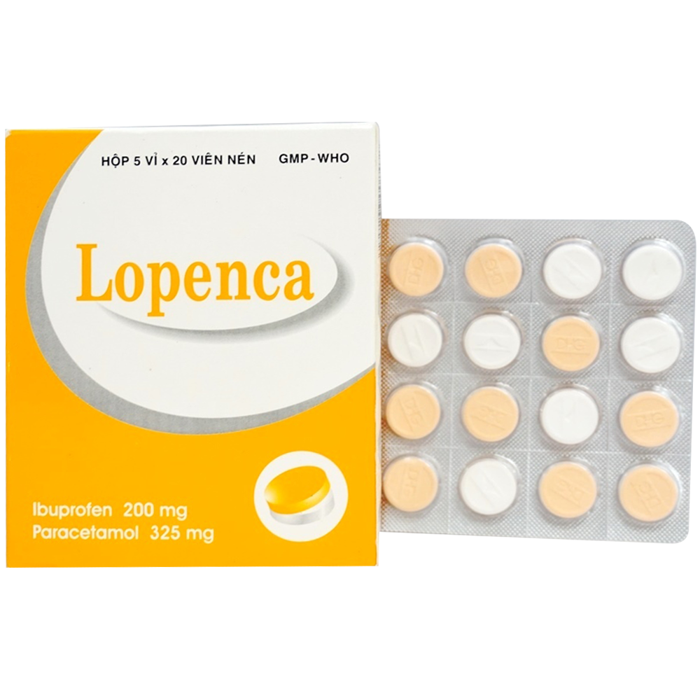 Thuốc Lopenca DHG Pharma giảm đau, kháng viêm do chấn thương, thấp khớp, viêm thần kinh (5 vỉ x 20 viên)