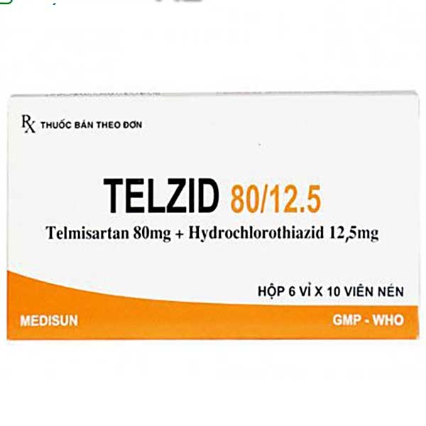 Telzid 80/12.5 là thuốc được sử dụng để điều trị bệnh gì?
